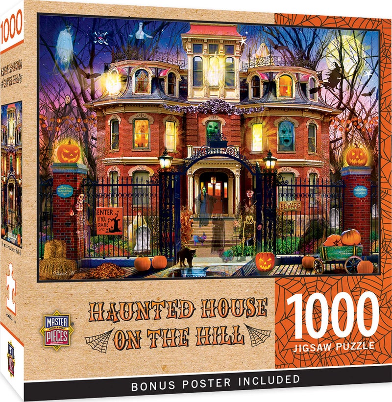 MasterPieces 1000 Piece Halloween Jigsaw Puzzle Haunted House on The Hill 1925x2675 - Image 2