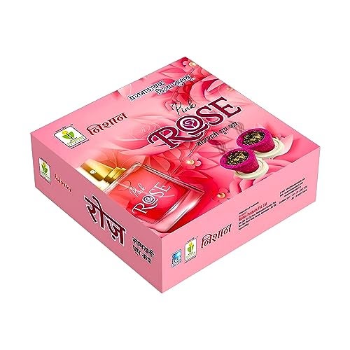 Nishan (72 Pcs) Pink Rose Sambrani Dhoop Cups for Pooja, Meditation, Festivals and Spiritual Events, Gulab Dhup Cup with Holder Plate, (6 Box) (Rose-72pcs) - Image 1