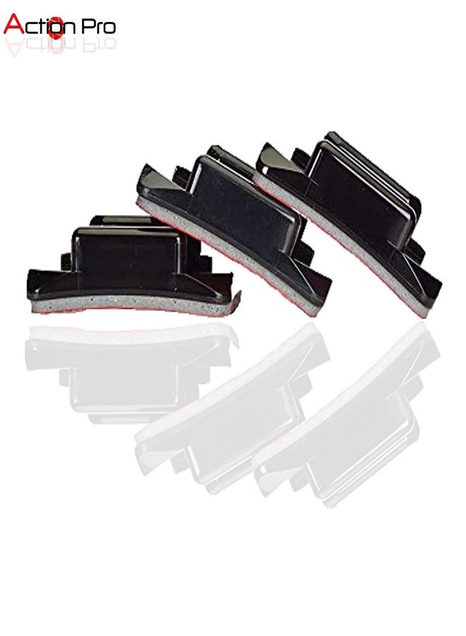 Action Pro 3M Curve Adhesive Sticky Mount, Compatible with GoPro 13/12/11/10/9/8/7/6/5/4/3+/3, DJI Osmo, Insta360, Yi, Eken, SJCAM, Noise Play & Other Action Cameras (Pack of 3) - Image 4