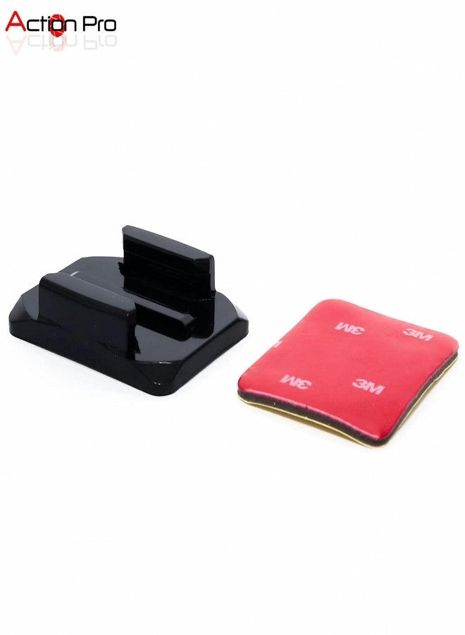 Action Pro 3M Curve Adhesive Sticky Mount, Compatible with GoPro 13/12/11/10/9/8/7/6/5/4/3+/3, DJI Osmo, Insta360, Yi, Eken, SJCAM, Noise Play & Other Action Cameras (Pack of 3) - Image 3