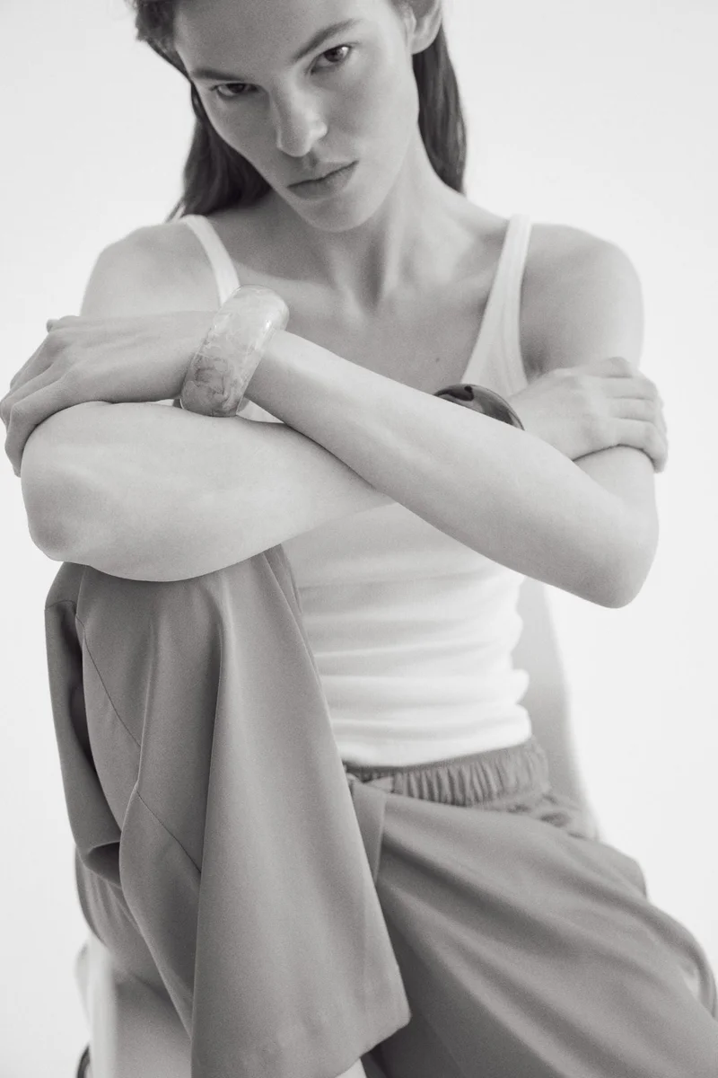 H&M Drawstring twill trousers