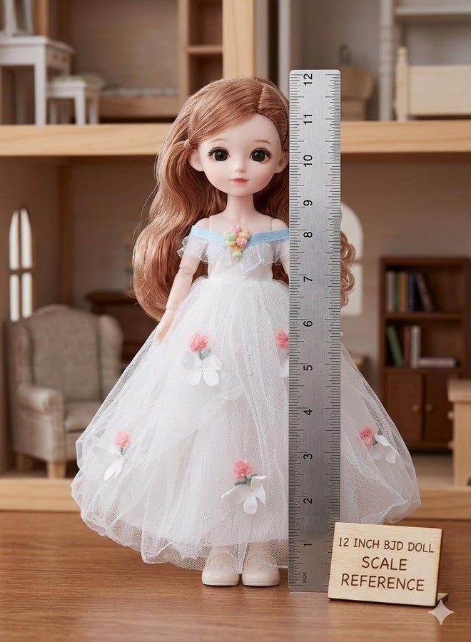 VELOCIOUS 12 Inch Fashion Girl Doll for Kids | Doll with Dress | Long Hair Beauty Doll Toy for Girls | Pretend Play Toy | Birthday Gift for Kids | Baby Doll Set for Girls Age 3+ (Random Clothes) - Image 3
