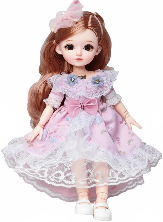 VELOCIOUS 12 Inch Fashion Girl Doll for Kids | Doll with Dress | Long Hair Beauty Doll Toy for Girls | Pretend Play Toy | Birthday Gift for Kids | Baby Doll Set for Girls Age 3+ (Random Clothes) - Image 1
