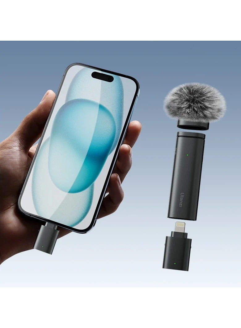 Ulanzi WM-10 Clip-On Wireless Microphone for Smartphone/Tablet (USB-C) - Image 3