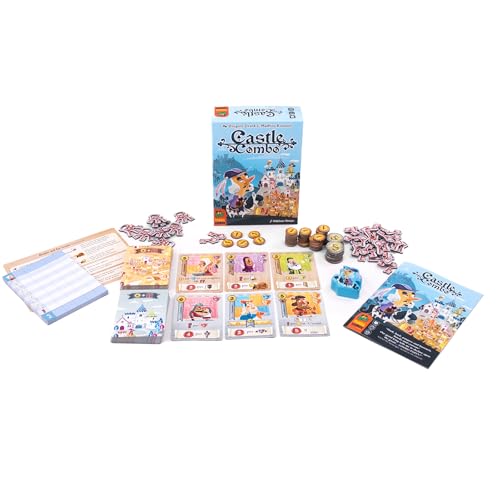 Pandasaurus Games Castle Combo Card Game - Maximize Combos in This Card Placement Strategy Game, Quick Competitive Family Fun for Kids & Adults, Ages 10+, 2-5 Players, 15-30 Minute Playtime - Image 2