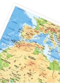 FIS FIS "AFRICA" Wall Map with Glossy Lamination, English Language, Size 70x100cm, Printed in Multicolour - FSMA70X100AFN  - Image 3