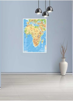 FIS FIS "AFRICA" Wall Map with Glossy Lamination, English Language, Size 70x100cm, Printed in Multicolour - FSMA70X100AFN  - Image 4