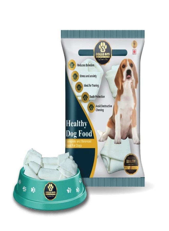 Doggo Bite Natural Milky Chews Knotted Dog Chewable Bones-Dog Treats, 6 inches Pack of 450G-All Life Stages - Image 1