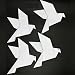 Lotus Mann 100PCS White Origami Paper Doves For Rustic Wedding Party Decorations Bday Bridal Shower DIY Origami Love Birds for EngagementValentines Day Party Peace Dove Decor - Image 2
