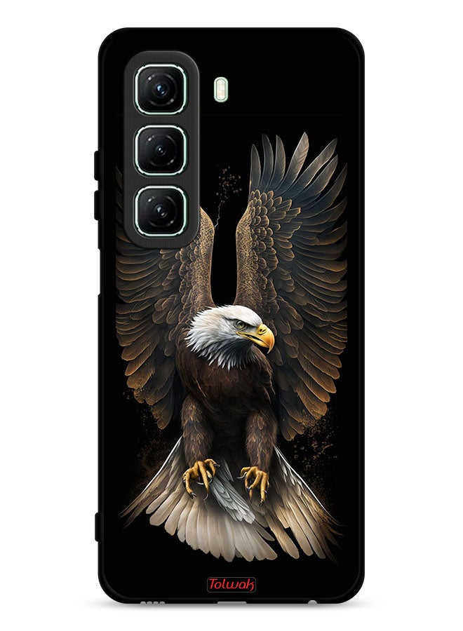 Tolwak Infinix Hot 50 5G Protective Case Cover Eagle Spread Wings - Image 1