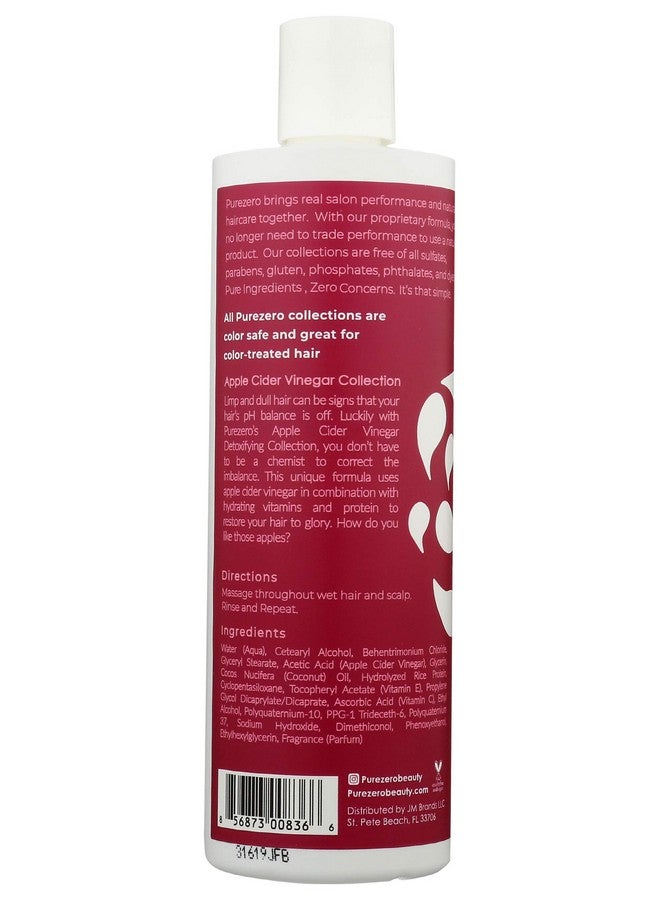 Purezero Apple Cider Vinegar Detoxifying Conditioner 12 Fz - Image 4