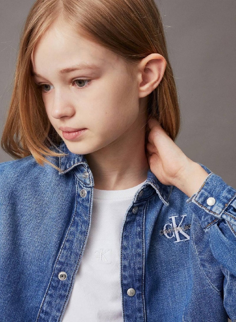 Calvin Klein Jeans Relaxed Denim Shirt - Image 3