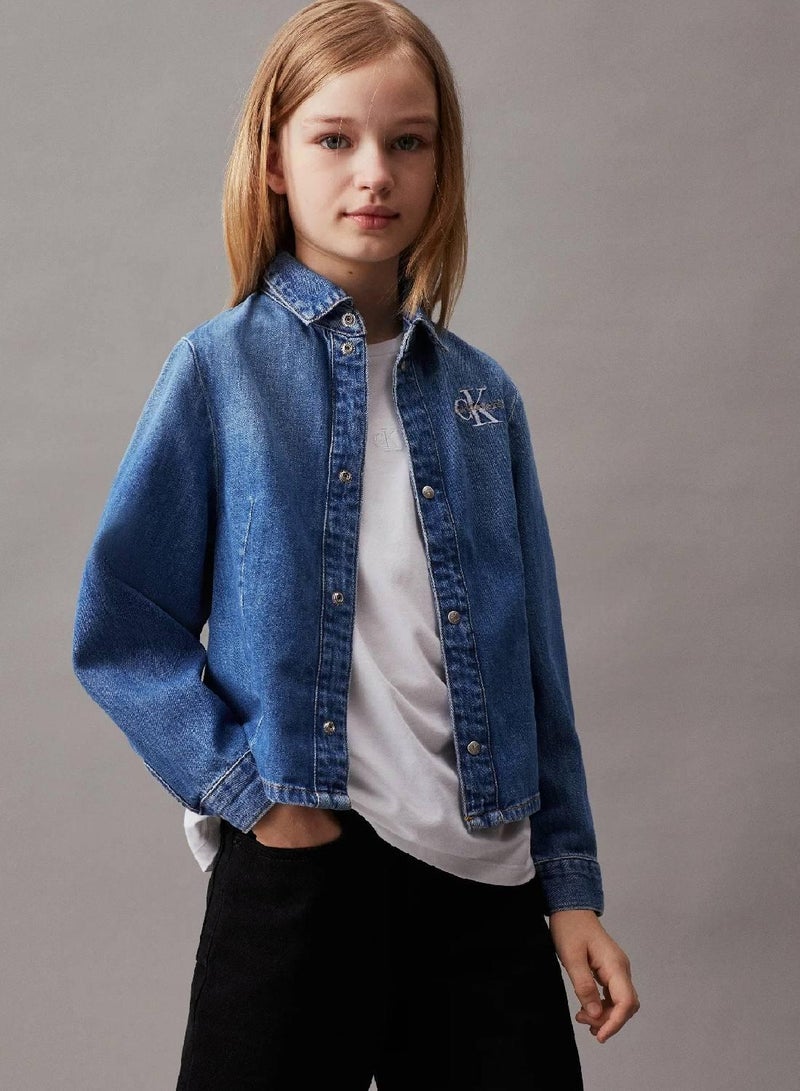 Calvin Klein Jeans Relaxed Denim Shirt - Image 1
