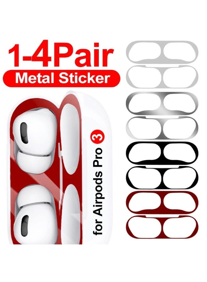 4/1PCS Dust-proof Scratchproof Sticker for Airpods Pro 3 Dust Guard Protective Earphone Film for AirPods Pro 3 Cover Stickers - Image 1