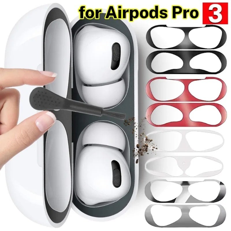 4/1PCS Dust-proof Scratchproof Sticker for Airpods Pro 3 Dust Guard Protective Earphone Film for AirPods Pro 3 Cover Stickers - Image 3