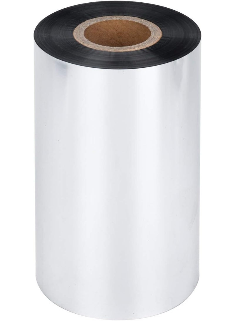 Rubik شريط الراتنج الحراري 70 مم * 300 م، شريط شمع معزز Z550 لملصقات PET/PE/PVC/معدنية متوافق مع طابعات زيبرا، جي برينتر، TSC، جودكس (أسود) - Image 1