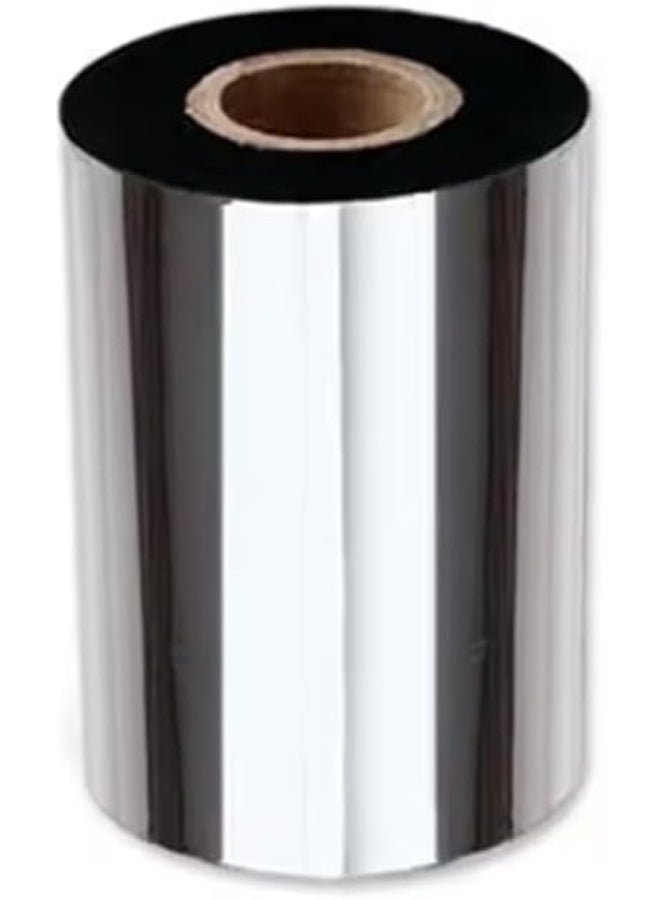 Rubik شريط الراتنج الحراري 70 مم * 300 م، شريط شمع معزز Z550 لملصقات PET/PE/PVC/معدنية متوافق مع طابعات زيبرا، جي برينتر، TSC، جودكس (أسود) - Image 5