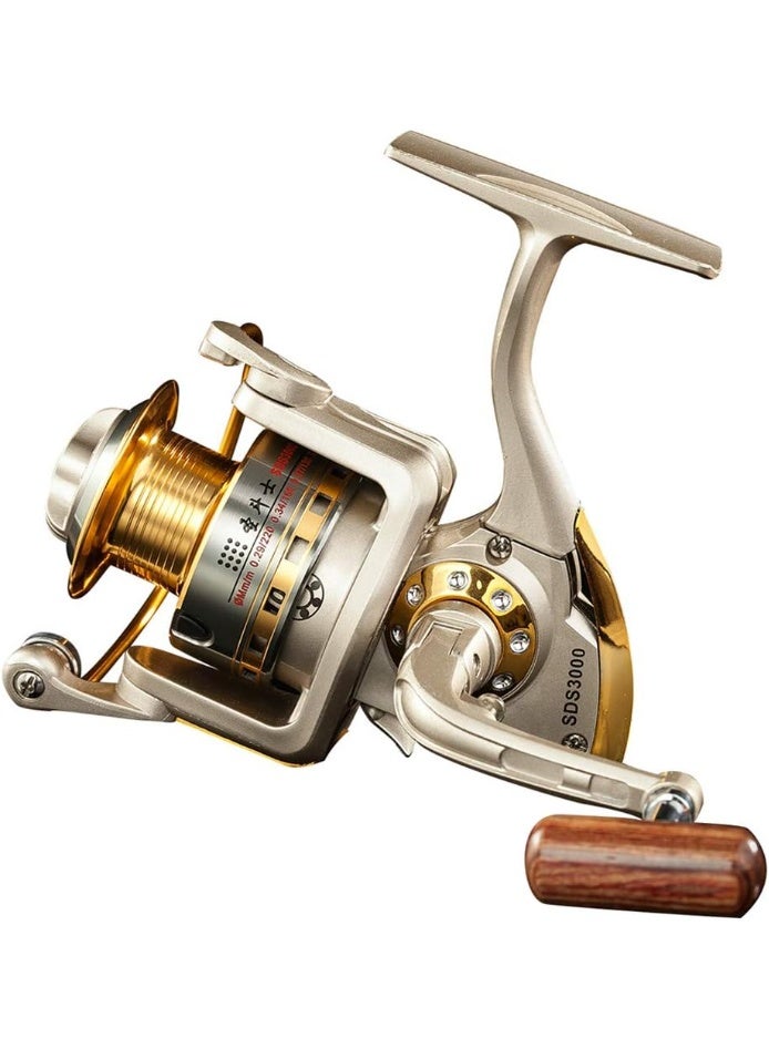 Soofam Spinning Fishing Reels for Saltwater Freshwater  6000 Series Left/Right Interchangeable Trout Spinning Reel Carp Fishing Spool 10 Ball Bearings Light and Smooth - Image 1