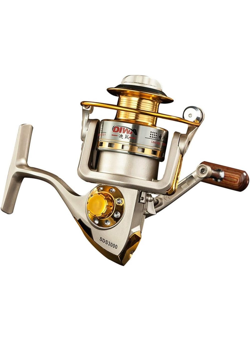 Soofam Spinning Fishing Reels for Saltwater Freshwater  6000 Series Left/Right Interchangeable Trout Spinning Reel Carp Fishing Spool 10 Ball Bearings Light and Smooth - Image 2