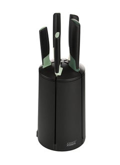 Joseph Joseph Elevate Knives 5 Pcs Carousel Set Editions Sage and Green Black  - Image 2