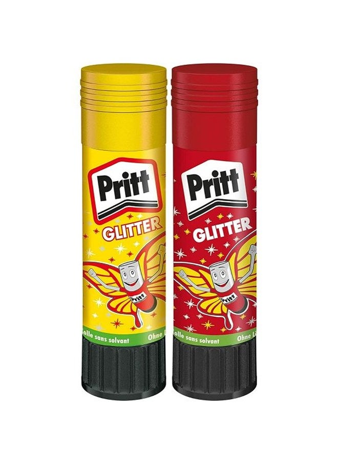 Pritt - عبوة من 2 عصا غراء لامعة - Image 1
