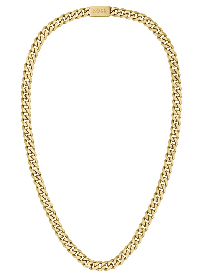 HUGO BOSS سلاسل عنق ذهبية للرجال من هوجو بوس - 1580402 - Image 1