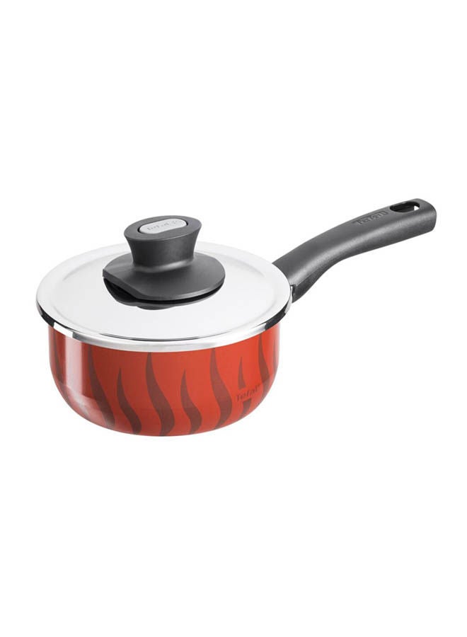 Tefal Tempo Flame Sauce Pan, Size 18 cm, Red - 220092518 Red