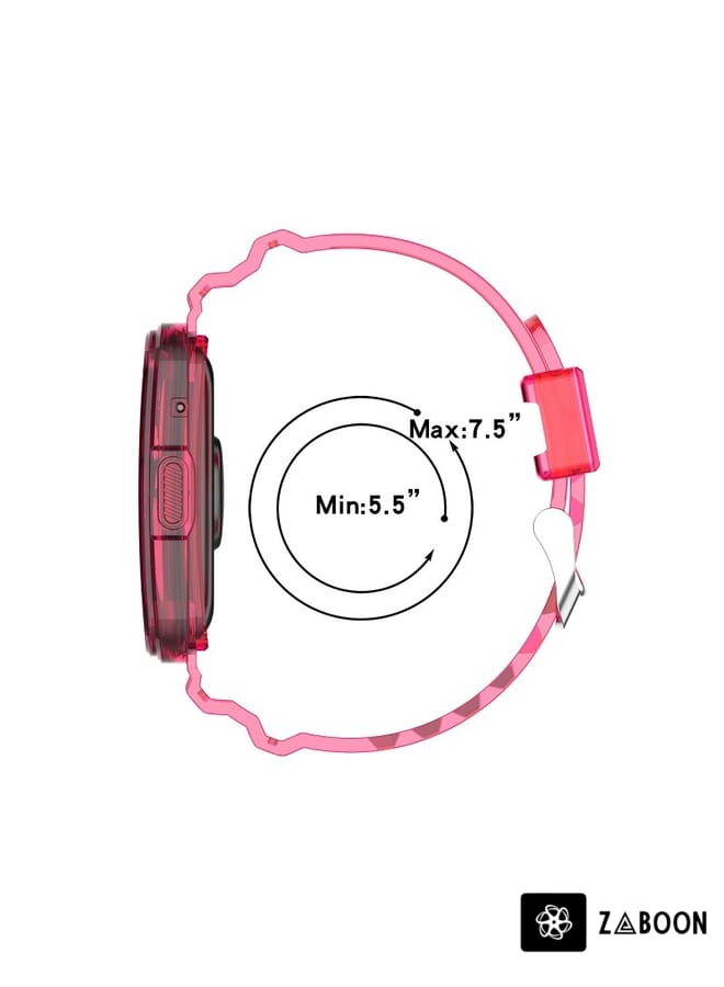 Zaboon Huawei Watch Fit 2 Integrated Transparent Silicone Watch Band - Image 5