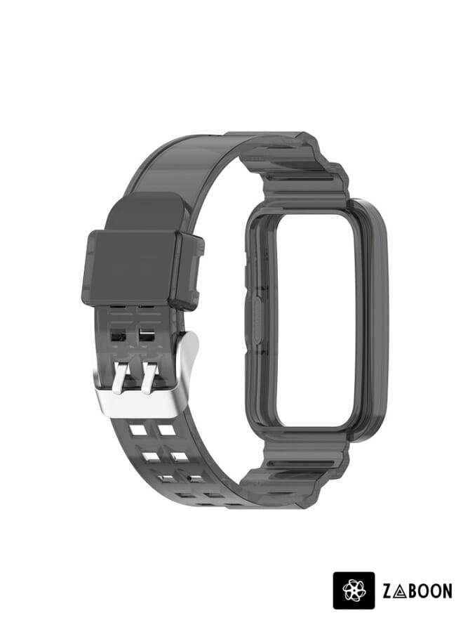 Zaboon Huawei Watch Fit 2 Integrated Transparent Silicone Watch Band - Image 3