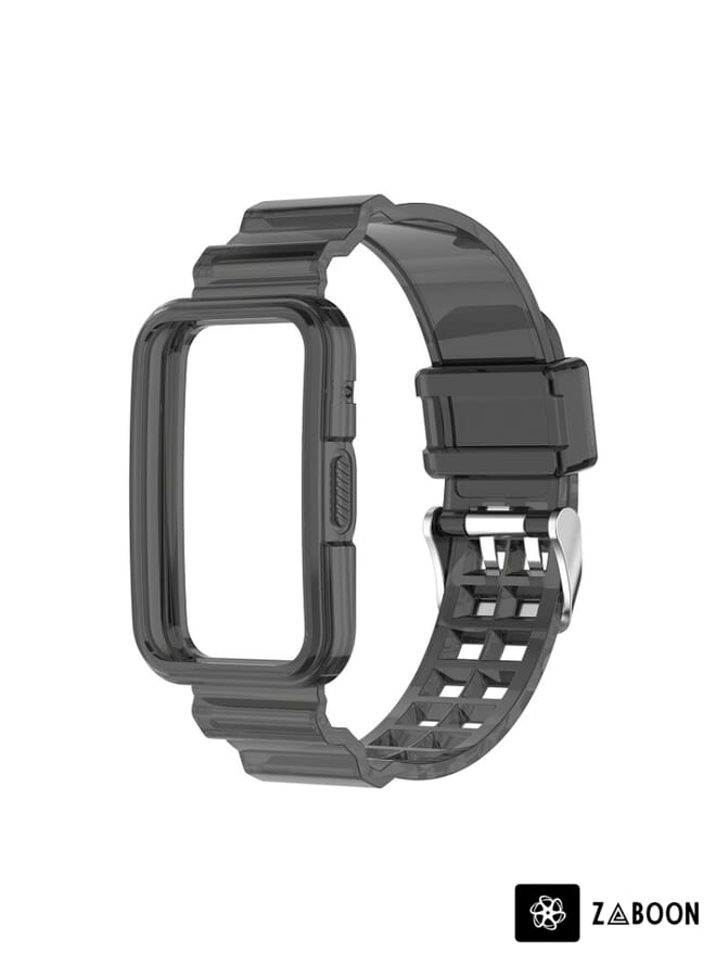 Zaboon Huawei Watch Fit 2 Integrated Transparent Silicone Watch Band - Image 2