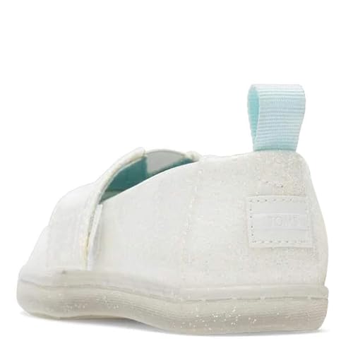 TOMS Girl's Classic Alpargata Loafer Flat, White Confetti Coated Glitter, UK 2/US 00 - Image 3
