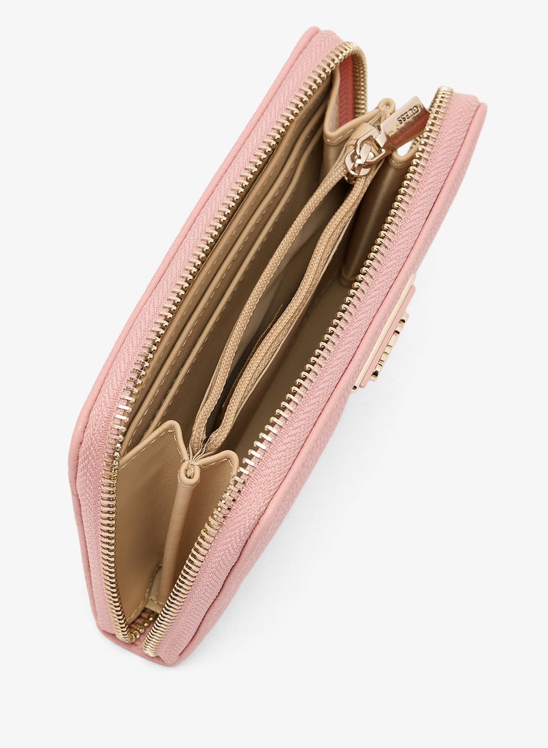جس محفظة لوريل  متوسطة بسحاب حول تصميم ثنائي الطي - Image 4