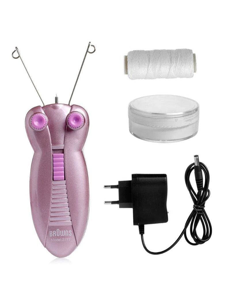 BrOwns Portable Butterfly Facial and Body Hair Removal Shaver Epilator Cotton Thread Trimmer Razor for Women - Image 5