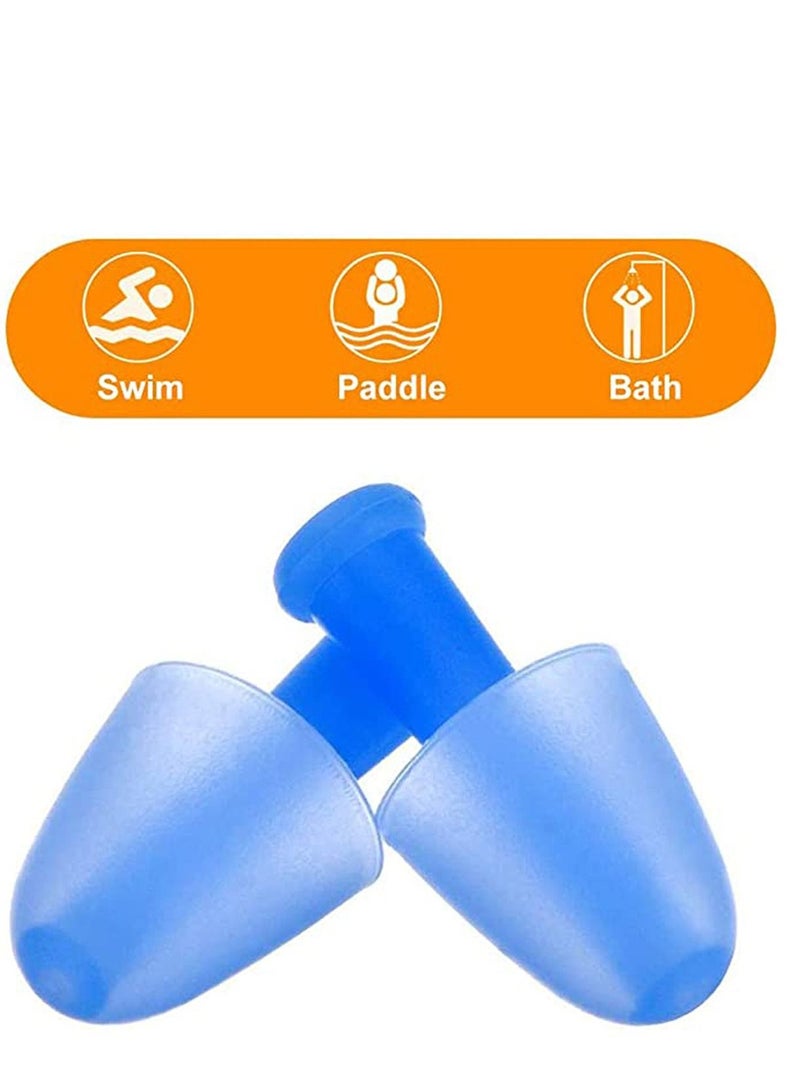 KASTWAVE 4 Pack Nose Clips and Earplugs Set for Swimming, Soft Silicone Nose Plugs and Ear Plugs for Swimming, Kids Nose & Ear Protectors Kit ideal for Beginner - Image 3