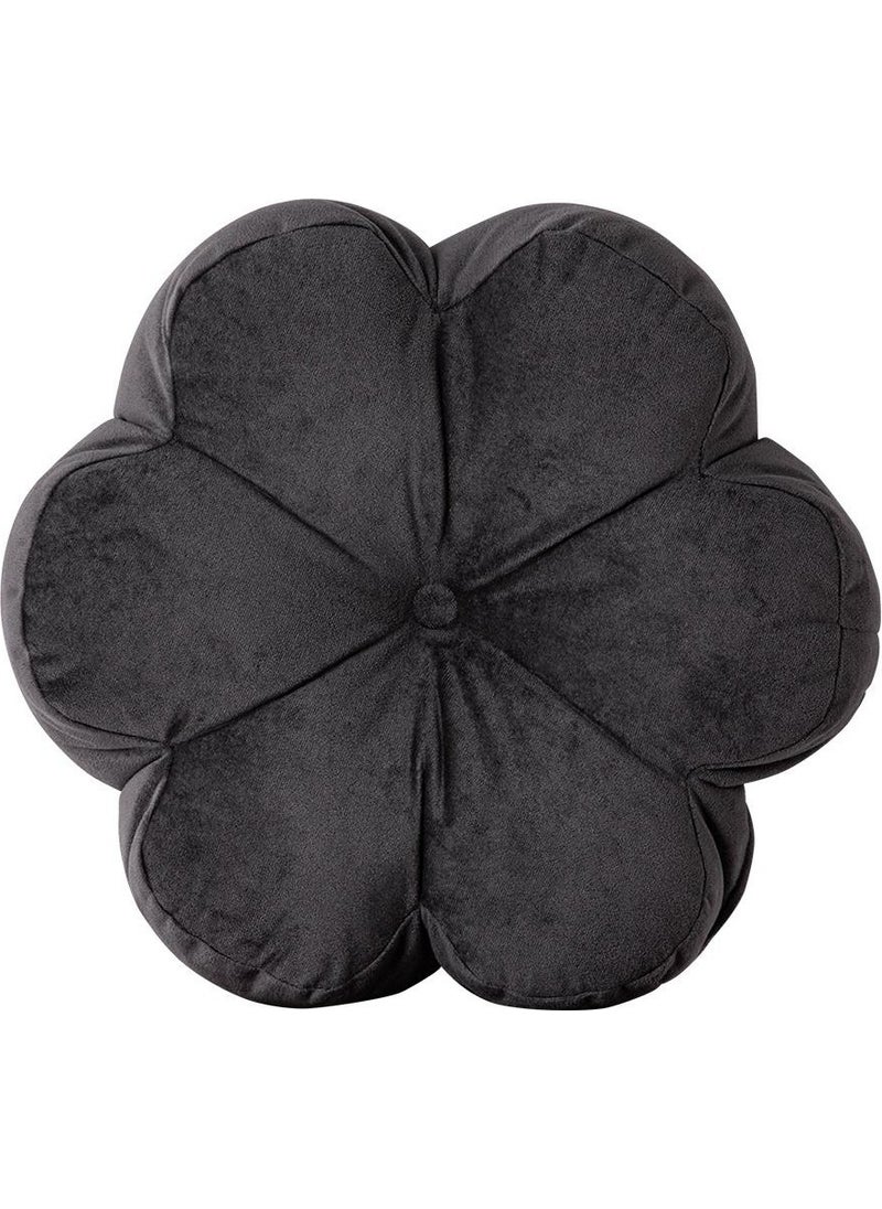 Homedius - Decorative Velvet Daisy Pillow - Image 1