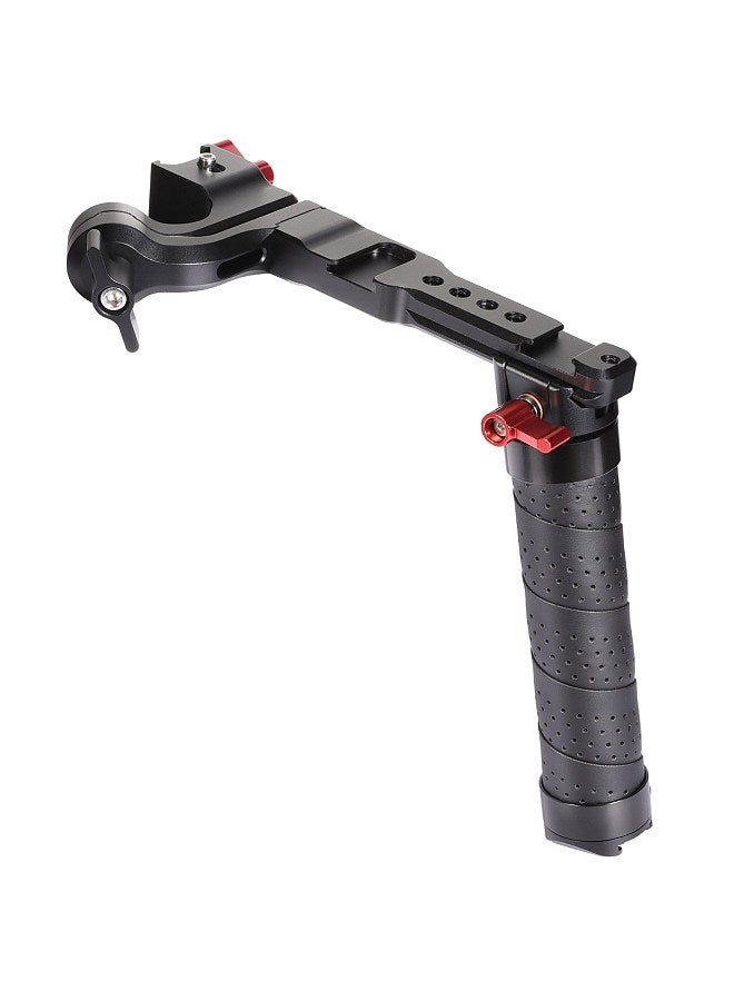 ANDOER Aluminum Handle Sling Handgrip with Cold Shoe Universal 1/4 3/8 Interface Replacement for DJI Ronin S 2 / Ronin SC 2 Gimble  - Image 1
