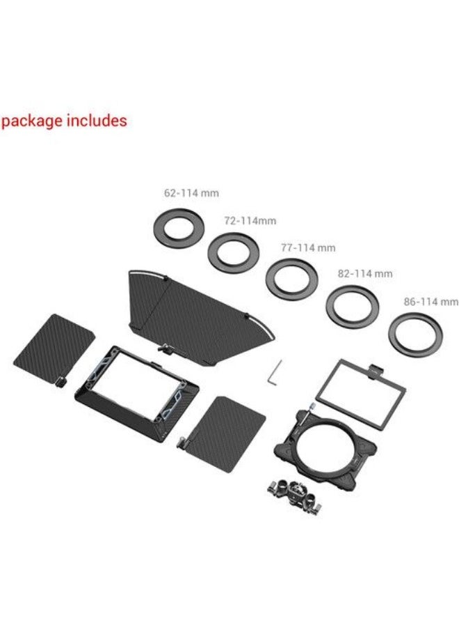 SMALLRIG - SmallRig Multifunctional Modular Matte Box 114mm Basic Kit 3641 - Image 1