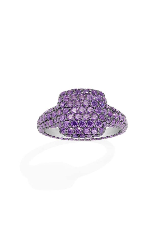 موناكو خاتم مربع أرجواني - Image 1