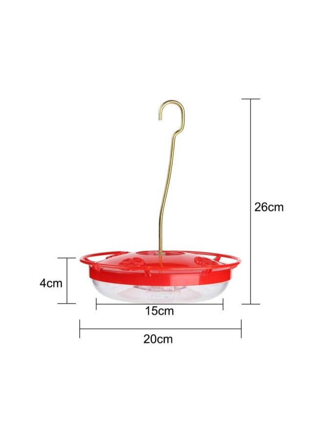 Generic - Mary's Sweety Hummingbird Feeder - Bird Feeder with Perch and Built-in Ant Moat,30 Feeding Ports, Best Hummingbird Feeders for Outdoor Hanging Yard Garden Decoration (Red 2) - Image 1