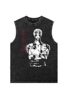 KUYING Summer One Piece Lunch Break Loose Casual Vest  - Image 1