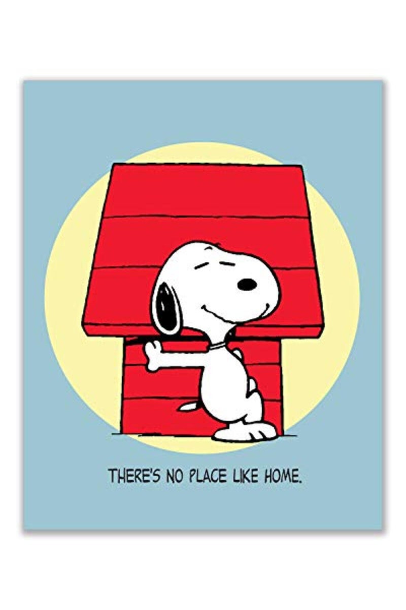 BigWig Prints Snoopy Poster - Set of 4 (8 inches x 10 inches) Charlie Brown Peanuts Wall Art Decor Woodstock Lucy Sally Linus - Image 4