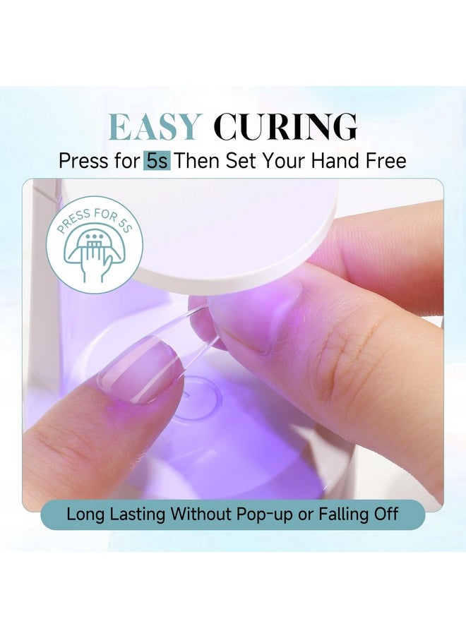 UNA GELLA Solid Nail Glue Gel Soft Gel Nail Tips Gel 10Ml Lamp Curing Needed Soak Off Glue Super Strong Nail Glue Gel For Acrylic Nails For Nails Extension For Gel Jelly Tips  - Image 4