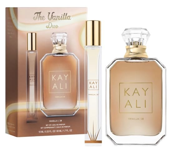 Huda Kayali Beauty The Vanilla Duo Limited Edition Gift Set: Vanilla | 28 Eau De Parfum Full Size (1.7 fl oz / 50 ml) and Travel Size Spray (0.33 fl oz / 10 ml) - Image 5