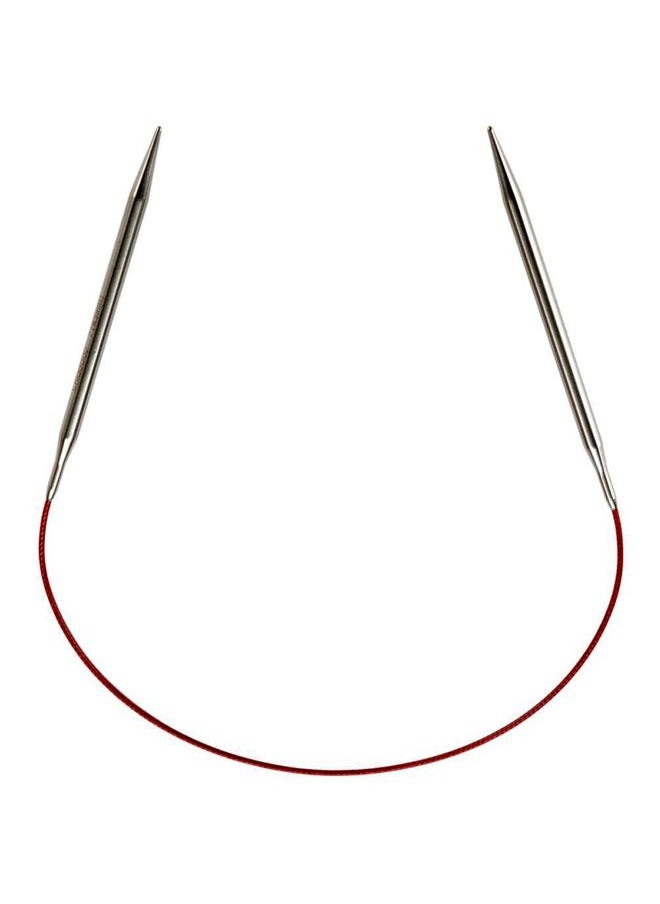 ChiaoGoo - Red Lace Stainless Steel Circular Knitting Needles 16-inch-Size 0/2mm, Multicolor - Image 1