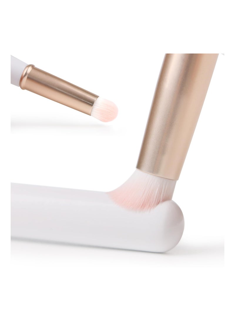 Lip Blending Brush with Lid 6 Pcs Lip Smudge Brush Spot Concealer Brush Professional Lip Gloss Applicators Portable Multi purpose Makeup Blending Brush for Lipstick Gloss Creams - Image 3