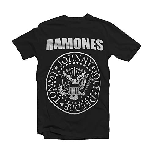 Impact Men's Ramones Presidential Seal T-Shirt, Black, Small - Image 5