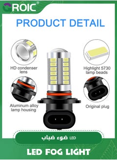 GROIC 2 Pack 9005/9006/HB3 LED Headlight Bulbs, LED Fog Light Bulbs, 360° Adjustable High and Low Beam Conversion Kit Upgraded Bright White LED Super Bright Replacement Plug-N-Play  - Image 2