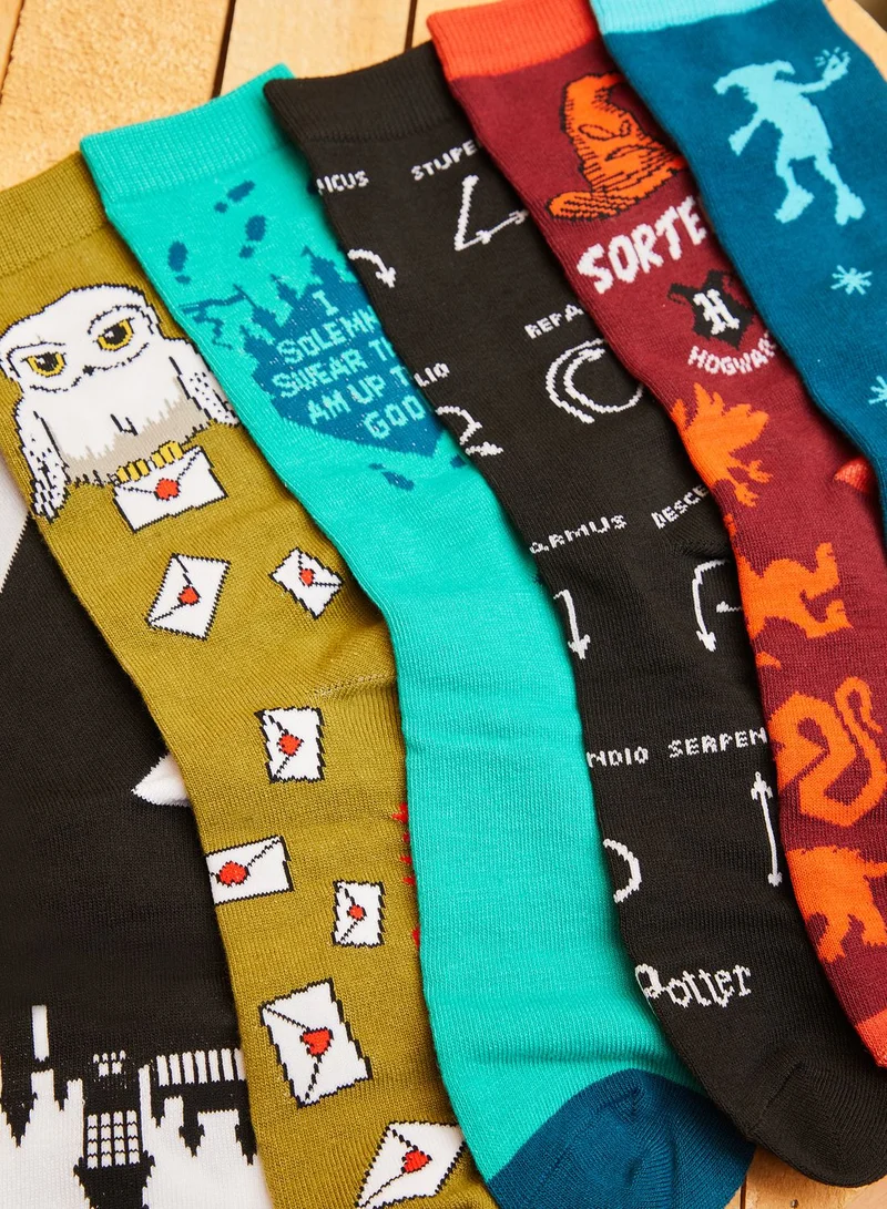 Paladone Harry Potter Set Of 6 Novelty Odd Socks