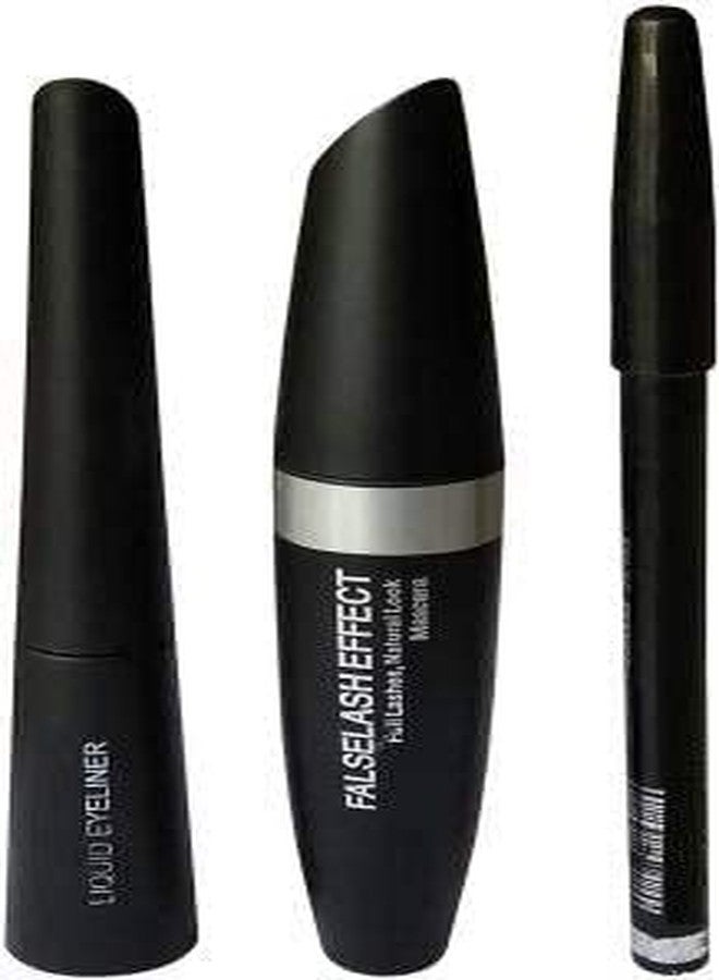 GOLD MAX Eye Makeup Combo Kit (1 Eyelash Curler + 1 Eyelash + 3 in 1 Mascara combo pack + 1 Eye Less Glue - Image 3