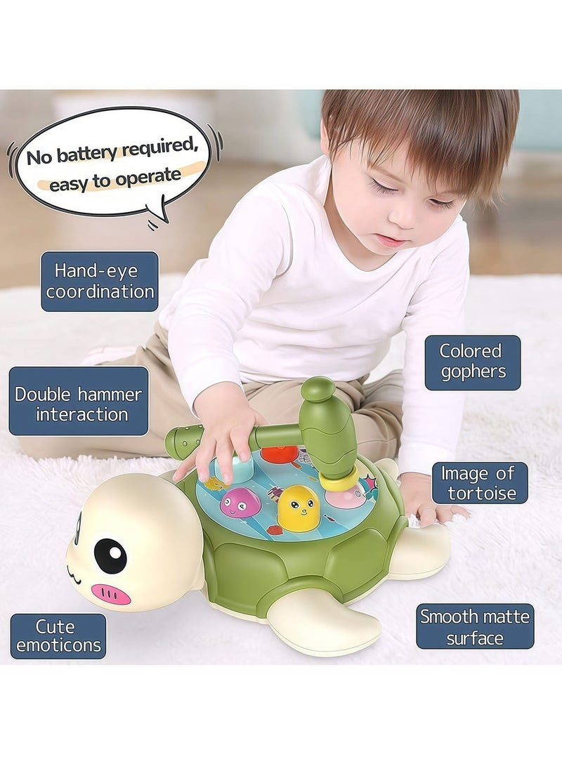 Whack A Mole Game Baby Interactive Hammer Toys, Pounding Toy for Hand-eye Coordination Cultivation Concentration Toddler Sensory Toys for Age 1 to 3 Years Old Boy and Girl Toddler Toys Gift - Image 4